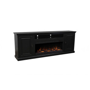 Kensington Black 86-inch Fireplace Console