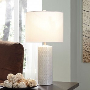 Steuben Ceramic Table Lamp (White) (Set of 2)