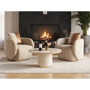 Gineverra Round Occasional Table Set