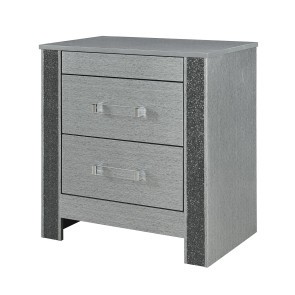 Logan Silver Nightstand