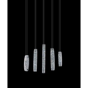 Solar Hoops Small LED Chandelier