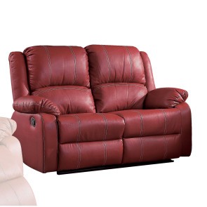 Zuriel Red Reclining Loveseat