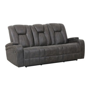Marlow Charcoal Manual Recliner Sofa