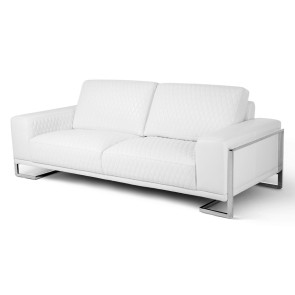 Mia Bella Gianna White Sofa