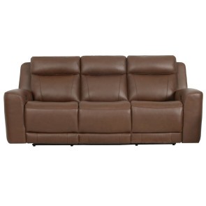 Calgary Autumn Umber Power Reclining Sofa w/ Power Headrest