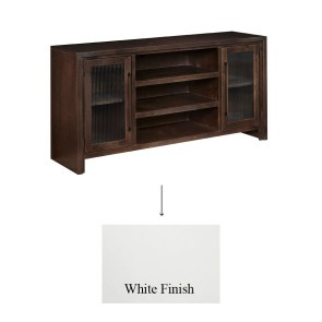 Tatum 66 Inch Console w/ 2 Doors (White)