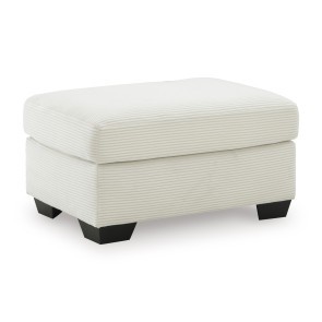 Ammon Ivory Ottoman