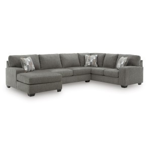 Revenna Greystone 3-Piece Left Chaise Sectional