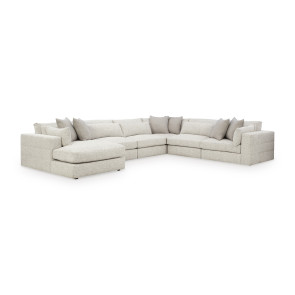 Camfield Snowstone 6-Piece Sectional w/ Left Chaise