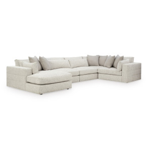Camfield Snowstone 5-Piece Sectional w/ Left Chaise