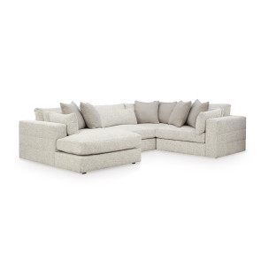 Camfield Snowstone 4-Piece Sectional w/ Left Chaise