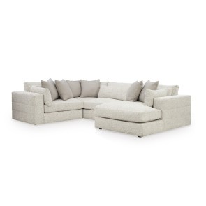 Camfield Snowstone 4-Piece Sectional w/ Right Chaise