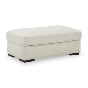 Cloverview Linen Ottoman