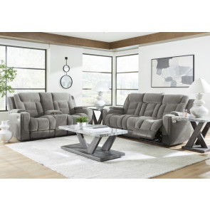 Mixed Momentum Shadow Power Reclining Living Room Set