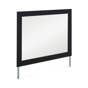 Marzoni Matte Black Bedroom Mirror