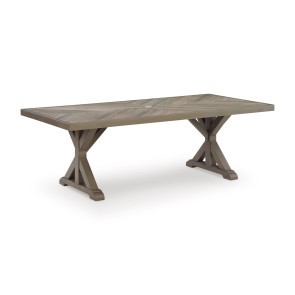 Carmel Bay Outdoor Dining Table w/ Umbrella Option