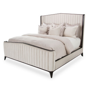 Paris Chic Channel Tufted Panel Bed