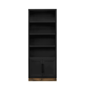 Nora Seal Skin with Whiskey 82-inch 2-Door Display Case