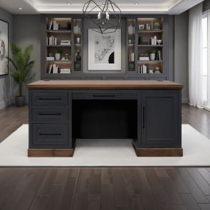 Nora Seal Skin with Whiskey Executive Home Office Set