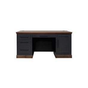 Nora Seal Skin with Whiskey Executive Desk