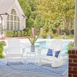 Sundown Treasure Rocking Chair Set (White)