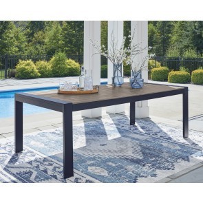 Mabry Shores Outdoor Dining Table w/ Umbrella Option