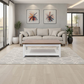 Providence White with Bourbon Occasional Table Set