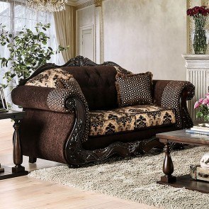 Ronja Loveseat (Dark Brown)