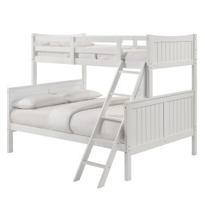 Sami White Twin Over Full Bunk