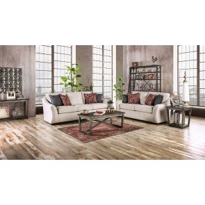 Jarrow Living Room Set (Ivory)