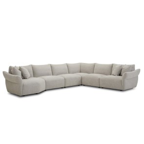 Playful Canes Cobblestone 6-Piece Sectional