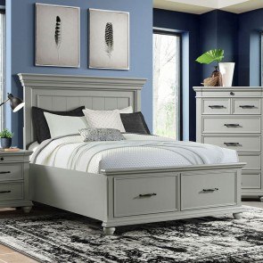 Slater Storage Bed (Grey)