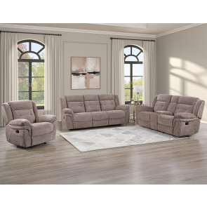 Sydney Brown Manual Reclining Living Room Set