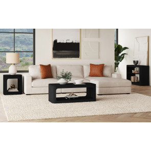 Rosalie Black Occasional Table Set
