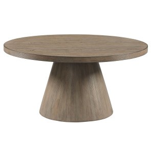 Portland Round Coffee Table (Grey)