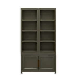 The Cove Shadow Grove 2-Door Cabinet Bookcase Pier