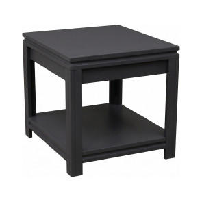 The Cove Seal Skin Black End Table