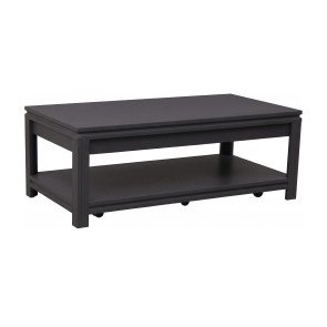 The Cove Seal Skin Black Coffee Table