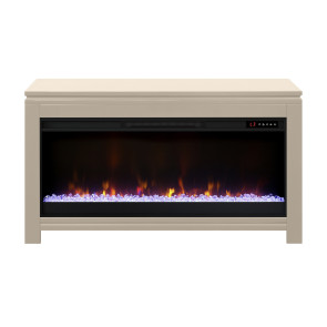 The Cove Khaki Fireplace Cabinet