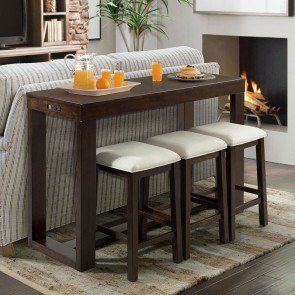 Hardy Bar Table W/ Three Stools Elements Furniture