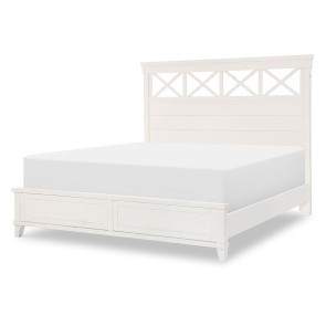 rosemary様 Rosemary Upholstered Bed (Grey) Crown Mark Furniture