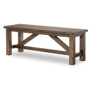 XXXs and OOOs Wooden Bed Bench (Cocoa)