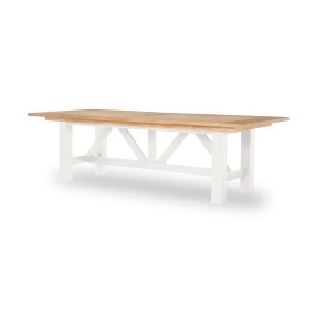 XXXs and OOOs Dining Table (Amber and Cotton)