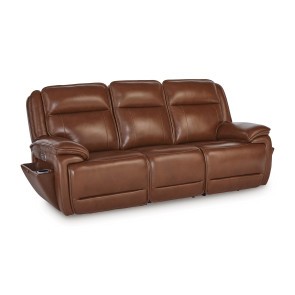 Healy Pier Chocolate Power Reclining Sofa