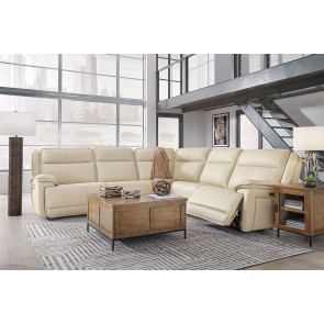 Double Deal Almond Modular Power Reclining Sectional Set