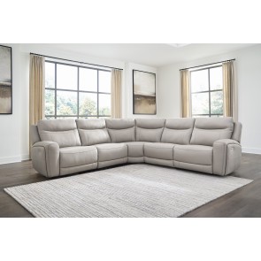 Gravier Gray Modular Power Reclining Sectional