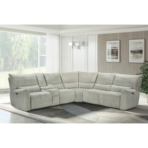 Remsen Power Reclining Sectional w/ Power Headrests