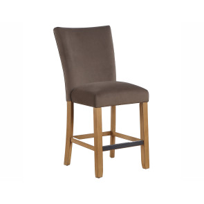 Artemis Brown Velvet Counter Height Chair (Set of 2)
