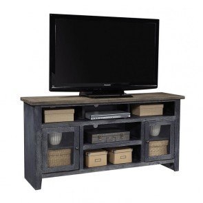 Eastport 65 Inch Console w/ 2 Doors (Drifted Black)