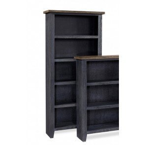 Eastport 84 Inch Bookcase (Drifted Black)